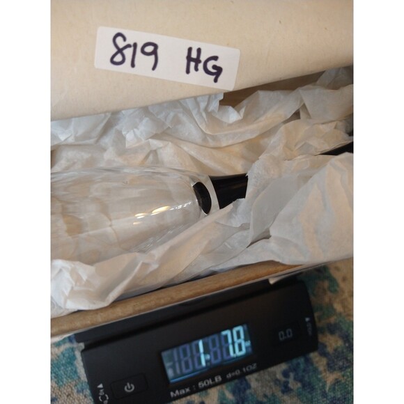 Set of 4 Swirl Unmarked Luminarc/Arcoroc? Black Stem Champagne Flutes Glasses - Picture 14 of 14